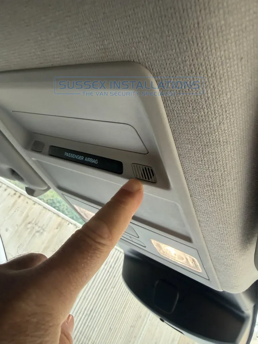 Looking for ultrasonic movement detectors inside the cab of a Ford Custom