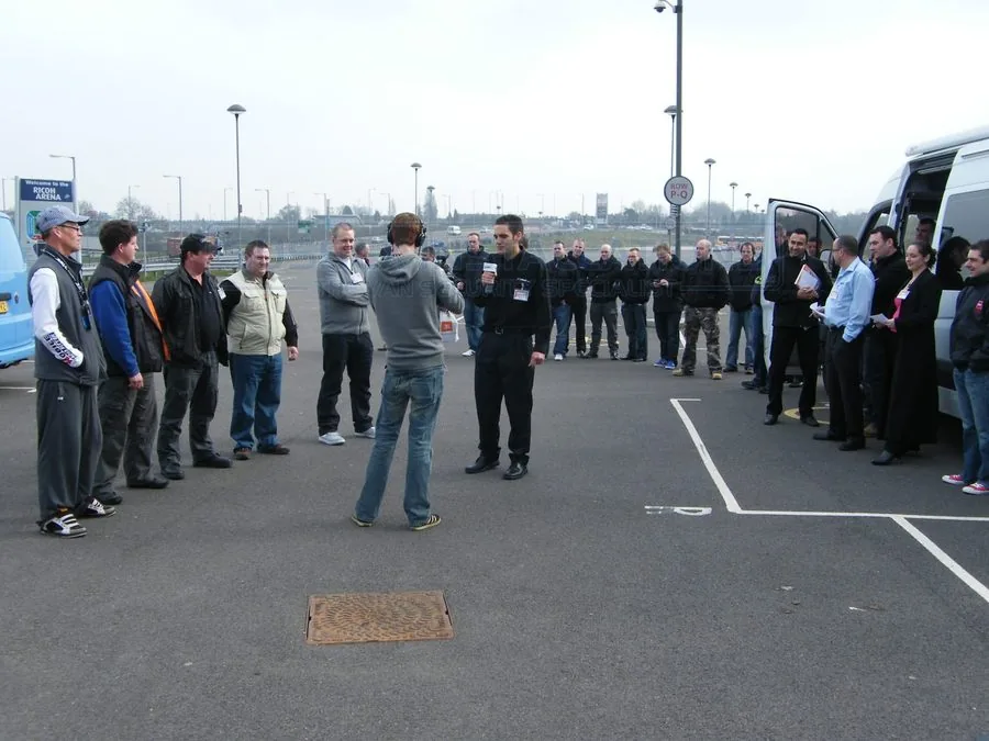 Jeff Scott leading the Prepared Mobile Installers Challenge at an industry event in 2011