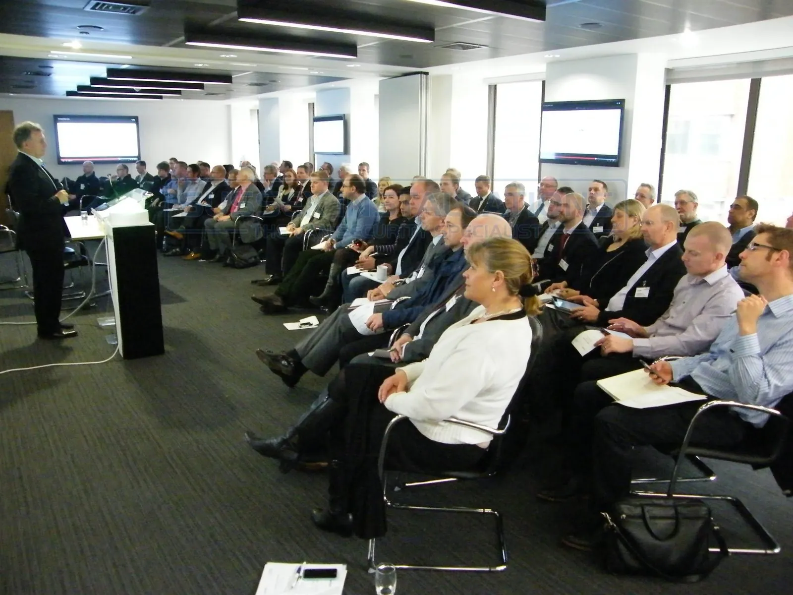 Attendees at a digital radio industry launch event