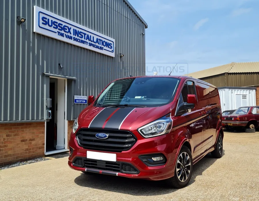 Ford Transit Custom at our Eastbourne workshop for deadlock security work
