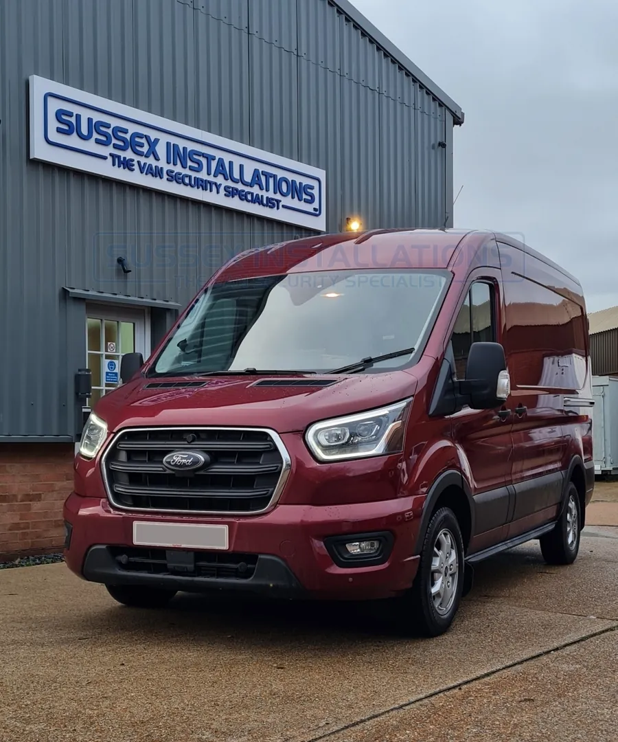 Ford Transit at Sussex Installations' Eastbourne workshop