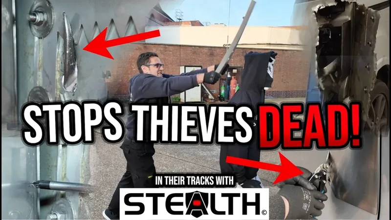 YouTube thumbnail: Stops Thieves Dead in Their Tracks | Hidden Van Security Explained
