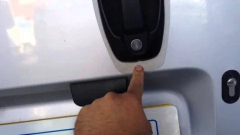 YouTube thumbnail: Watch hole-under-handle repair →
