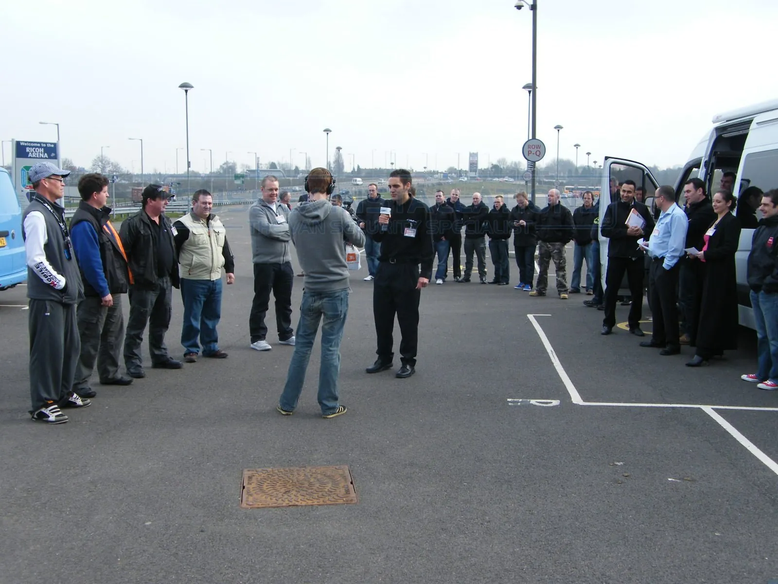 Jeff Scott leading the Prepared Mobile Installers Challenge at an industry event in 2011