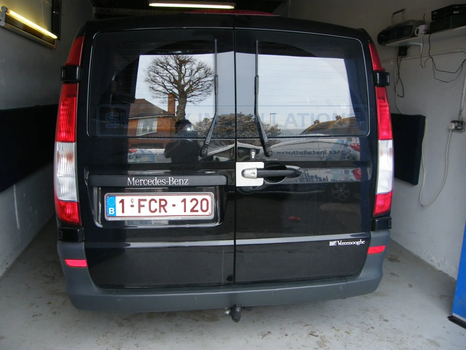 A Belgian van owner who travelled to Sussex Installations for a same-day installation