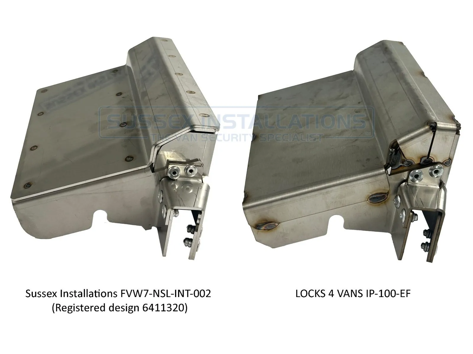 A factual side-by-side comparison of Sussex Installations and another publicly available shield product
