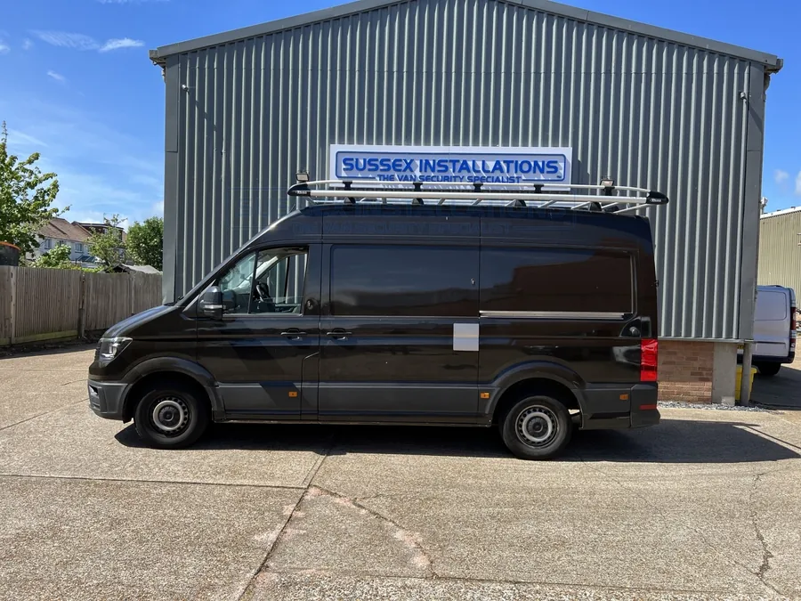 Volkswagen Crafter at Sussex Installations' Eastbourne workshop