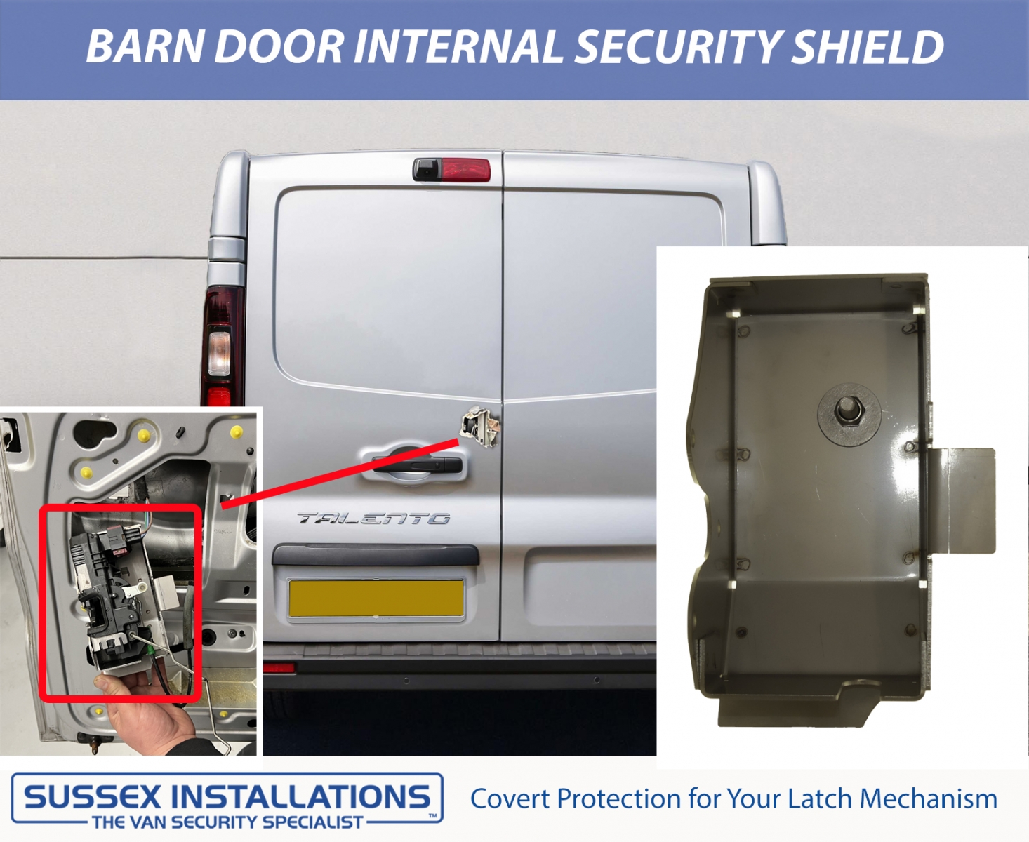 Vauxhall Vivaro Twin Door Spoiler | Rear Spoiler | Vauxhall Vivaro