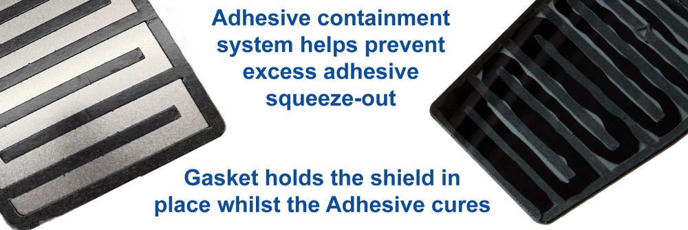 Supplied with patent-pending dual adhesive gasket
